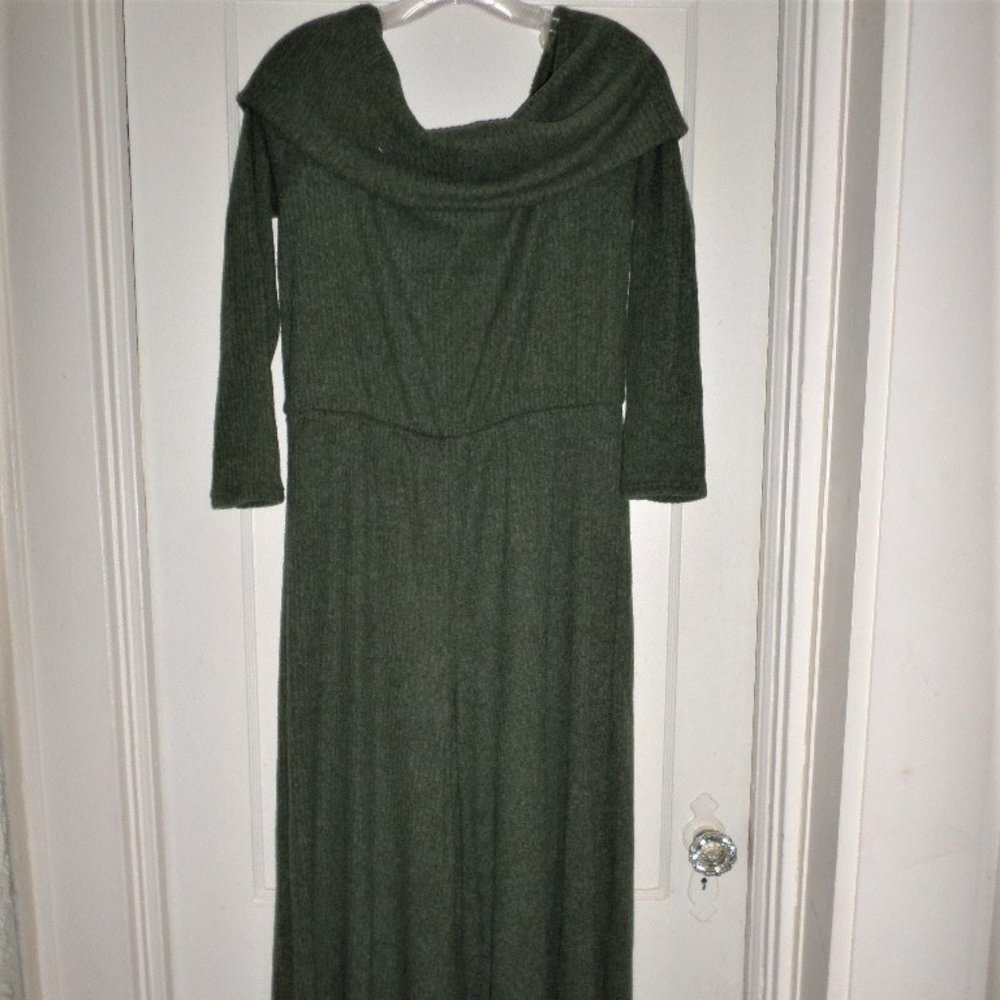 Love In Off Shoulder Ribbed Jumpsuit Size L